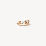 UU2875 Barre Floating Diamond Ear Cuff