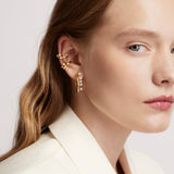 UU2875 Barre Floating Diamond Ear Cuff