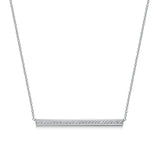 UU2877 Barre Pavé Necklace