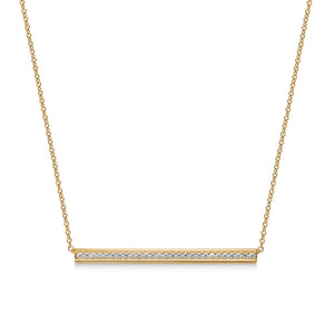 UU2877 Barre Pavé Necklace