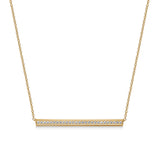 UU2877 Barre Pavé Necklace