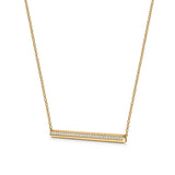 UU2877 Barre Pavé Necklace