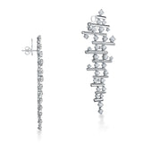 UU2881 Barre Multi-Row Drop Earrings