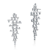 UU2881 Barre Multi-Row Drop Earrings