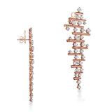 UU2881 Barre Multi-Row Drop Earrings