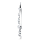 UU2899 Barre Floating Diamond Brooch