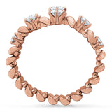 UU2902 Barre Multi- Row Diamond Ring