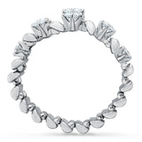 UU2902 Barre Multi- Row Diamond Ring