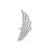 UU2922 VELA French Cut Pavé Diamond Brooch