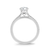 QRCS*13_00 Classics Diamond Engagement Semi-Mount Ring