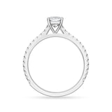 QRCS*14_00 Classics Diamond Engagement Semi-Mount Ring