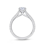 QRCS*05_00 Classics Diamond Engagement Semi-Mount Ring