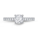 QRCS*06_00 Classics Diamond Engagement Semi-Mount Ring