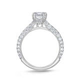 QRVG*03_00 Vintage Diamond Engagement Semi-Mount Ring