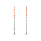 CEDD217_00 Diamond Line Dangling Earrings