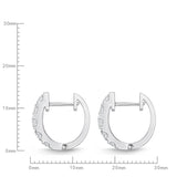 CHHO104_00 Hoops & Huggies Diamond Hoops