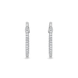CHHO106_00 Hoops & Huggies Diamond Hoops