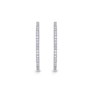 CHHO125_00 Hoops & Huggies Diamond Hoops
