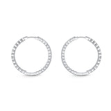 CHHO129_00 Hoops & Huggies Diamond Hoops