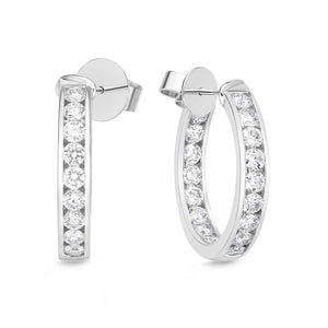 CHHO262_00 Hoops & Huggies Diamond Hoops