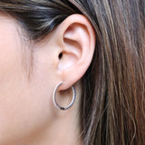 CHHO279_00 Hoops & Huggies Diamond Hoops