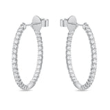 CHHO287_00 Hoops & Huggies Diamond Hoops