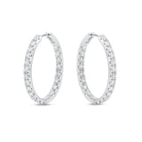 CHHO294_00 Hoops & Huggies Diamond Hoops