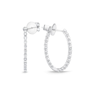 CHHO307_00 Hoops & Huggies Diamond Hoops