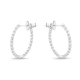 CHHO307_00 Hoops & Huggies Diamond Hoops