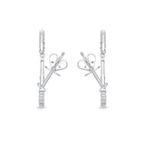 CHHO307_00 Hoops & Huggies Diamond Hoops