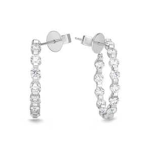 CHHO311_00 Hoops & Huggies Diamond Hoops