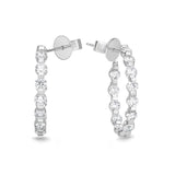 CHHO311_00 Hoops & Huggies Diamond Hoops