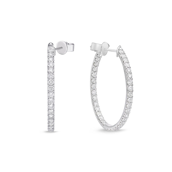 CHHO337_00 Hoops & Huggies Diamond Hoops
