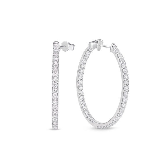 CHHO343_00 Hoops & Huggies Diamond Hoops