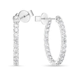 CHHO441_00 Hoops & Huggies Diamond Hoops