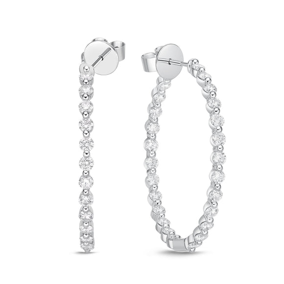 CHHO460_00 Hoops & Huggies Diamond Hoops