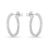 CHHO485_00 Hoops & Huggies Diamond Hoops