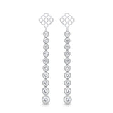 CJTU107_00 Toujours Diamond Jacket Earrings
