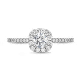 CRHA*02_00 Halo Engagement Ring
