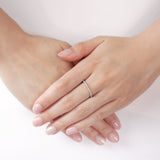 EMBQ154_00 Diamond Bouquets Band Ring