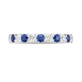 EROD293_SB Odessa Sapphire Alternating Band Ring