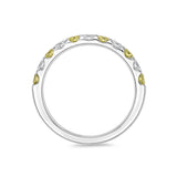 EROD293_YD Odessa Diamond Alternating Band Ring