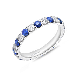 EROD296_SB Odessa Sapphire Alternating Band Ring