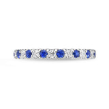 EROD305_SB Odessa Sapphire Alternating Band Ring