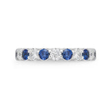 EROD351_SB Odessa Diamond Alternating Band Ring
