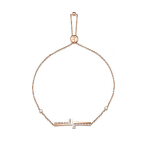 FBLC115_00 L Collection Diamond Fashion Bracelet