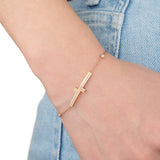 FBLC115_00 L Collection Diamond Fashion Bracelet