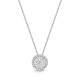 FCBQ103_00 Diamond Bouquets Fashion Necklace