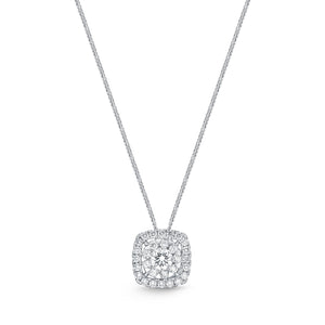 FCBQ116_00 Diamond Bouquets Fashion Necklace