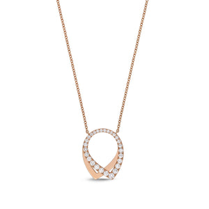FCDD122_00 Diamond Line Fashion Necklace
